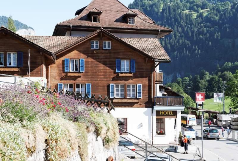 Ferienwohnung Bahnhoefli Lauterbrunnen Exterior foto